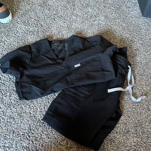 Figs scrub top and cargo pants